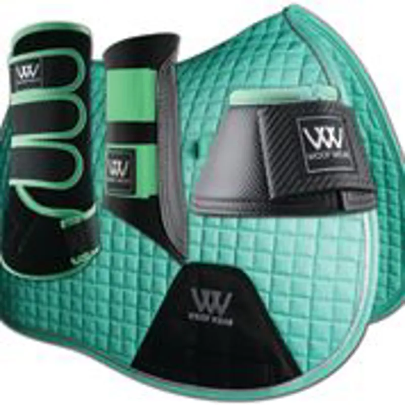 Woof Wear Colour Fusion Close Contact Saddle Cloth Mint-1